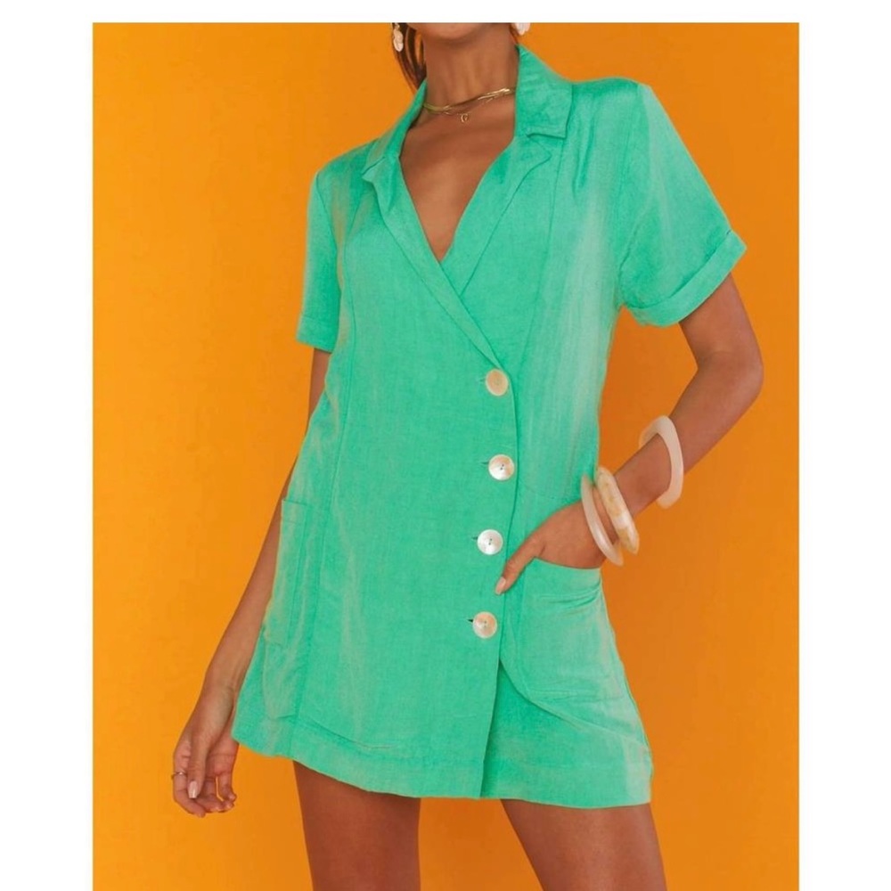 Show me your mumu bicoastal romper Sz M